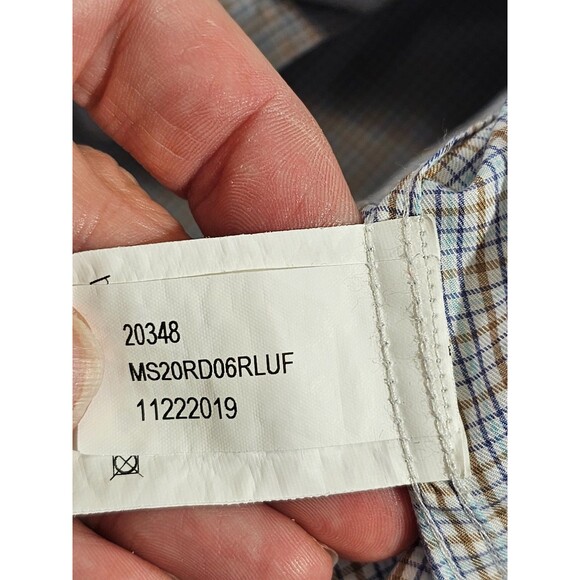 PETER MILLAR Men's XL Flex Finish Button Down Long Sleeve Dress Shirt EUC - Picture 7 of 8